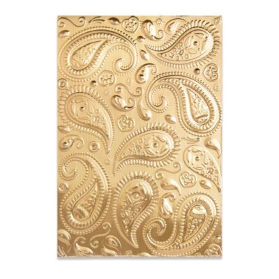 664796 Sizzix embossing folder Paisley dråber yin yang