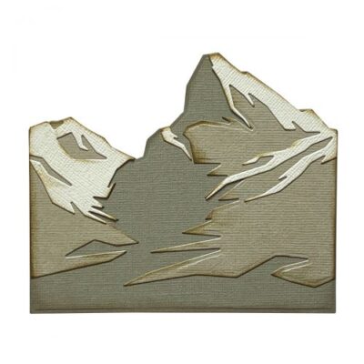 665580 Tim Holtz Sizzix die Mountain Top bjerge alperne bjergtop climb every mountain