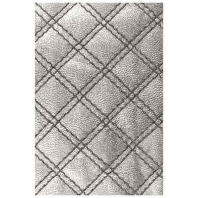 665734 Sizzix Tim Holtz Embossing Folder Quilted læder