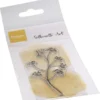 CS1117 Marianne Design clearstamp Silhouette Art Viburnum mælkebøtte