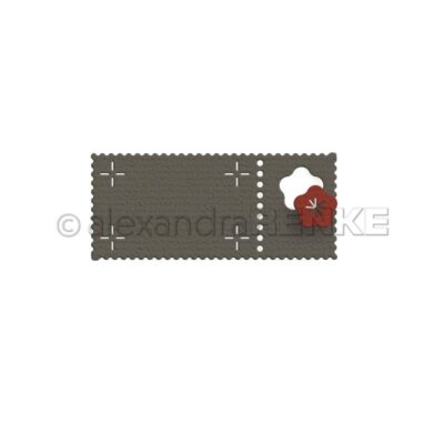 D-AR-Ba0262 Alexandra Renke die Postage Stamp Vic 2 frimærke billet blomst hawaii cutting die