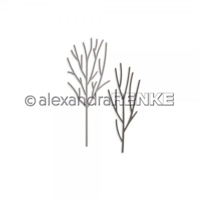 D-AR-FL0135 Alexandra Renke die 2 Mini Trees Set træer skelet