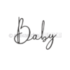 D-AR-TY0072 Alexandra Renke die Baby tekst barnedåb babyshower nyfødt kort