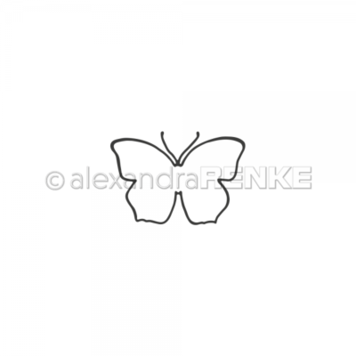 D-AR-Ti0018 Alexandra Renke die Butterfly with Antenna sommerfugl ramme