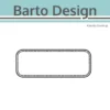 135016 Barto Design die Banner prikket kant