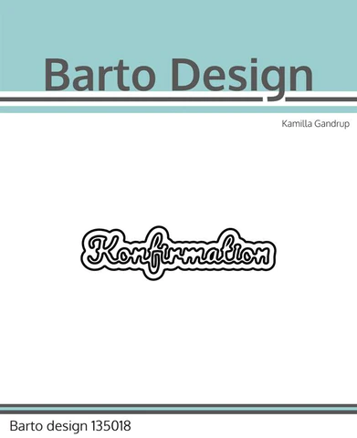135018 Barto Design die Konfirmation konfirmand tekster cutting die