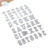 1867 Elizabeth Craft Designs dies Planner Essentials 37 Letters and Numbers cutting die bullet journal alfabet alphabet talrækken junkjournal