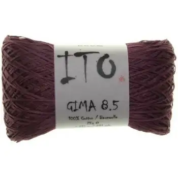 Ito Gima 8.5 yard Krøllet garn violet lilla 004