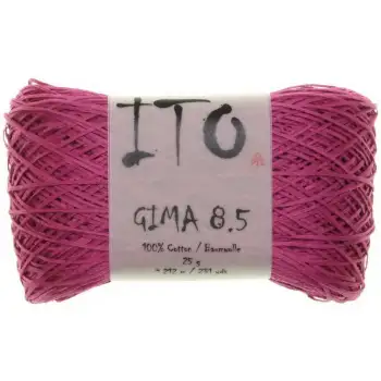 Ito Gima 8.5 Krøllet garn Dahlia 014 pink
