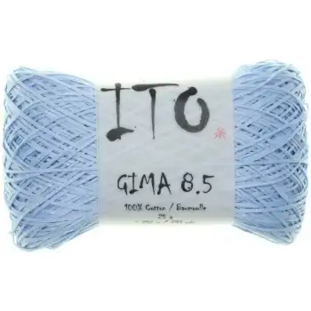 Ito Gima 8.5 yard Krøllet garn blue lyse blå 016