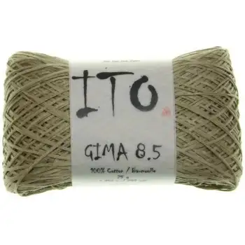 Ito Gima 8.5 yard Krøllet garn Olive oliven grøn 022