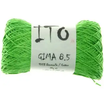 Ito Gima 8.5 yard Krøllet garn Grass græs grøn 405
