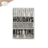 CS274 Elizabeth Craft Designs clearstamp Happy Holidays stempler stempel best time of the year magical tekster