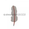 D-AR-BA0157 Alexandra Renke die Wide Feather fjerpen kalligrafi
