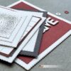 D-AR-Ba0200 Alexandra Renke die Card Big Square with postmark edges and layers firkanter kortbase