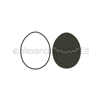 D-AR-Os0025 Alexandra Renke die Big Egg with Crack æg med revne
