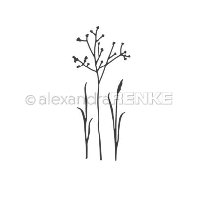 D-XX-AR-FL0080 Alexandra Renke die Grasses Set græs med knopper blomster korn
