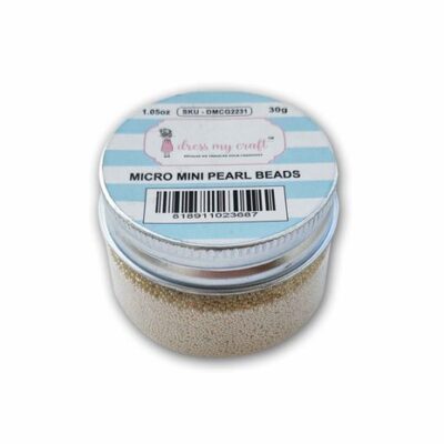 DMCG2231 Dress My Craft Micro Mini Pearl Beads shakerfyld perler
