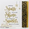 KJ1704 Marianne Design clearstamp Sparkle and Shine shine bright like a diamond diamant glitter glimmer stempel stempler diamond stjerner stars twinkle twinkle