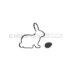 KbD-AR-Os0014 Alexandra Renke die Rabbit with Egg påskehare kanin æg påskeæg