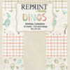 RPS047 Reprint Paperpack Dinos papir karton dinosaur prikker blade vulkaner slimcard slimline