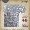 662715 Sizzix Tim Holtz embossing folder Mechanics gears tandhjul prægemønster urværk