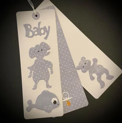 BLD1536 By Lene die Baby BLD1539 By Lene die Pacifier Cloth cutting die tekster