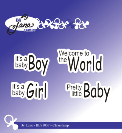 By Lene Stamp BLS1037 Baby Boy Girl