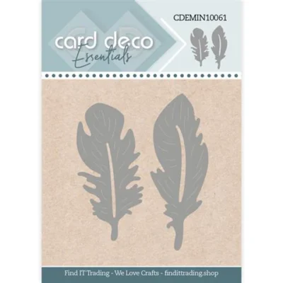 CDEMIN10061 Card Deco Mini dies Feathers fjer cutting die fuglefjer