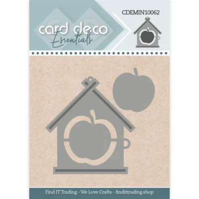 CDEMIN10062 Card Deco Mini dies Bird Feeder fuglehus æble foderbræt