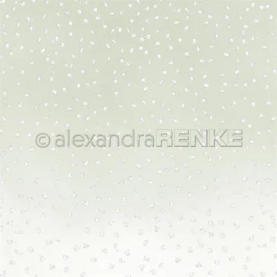 10.3027 Alexandra Renke Design Paper Teaworld - Little Teabags on Dewgreen grøn karton papir tebreve