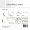 simple-and-basic-design-papers-lavender-spirit-sbp515 Blomster kRANSE Grene Buketter