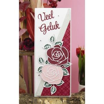 CDEMIN10066 Card Deco Mini Dies Rose cutting die silhuetter blomster