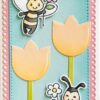 CR1623 Marianne design dies Slimline Flowers EC0200 Marianne design clearstamp & dies Eline's Animals Little Critters bier snegle mariehøns stempel stempler