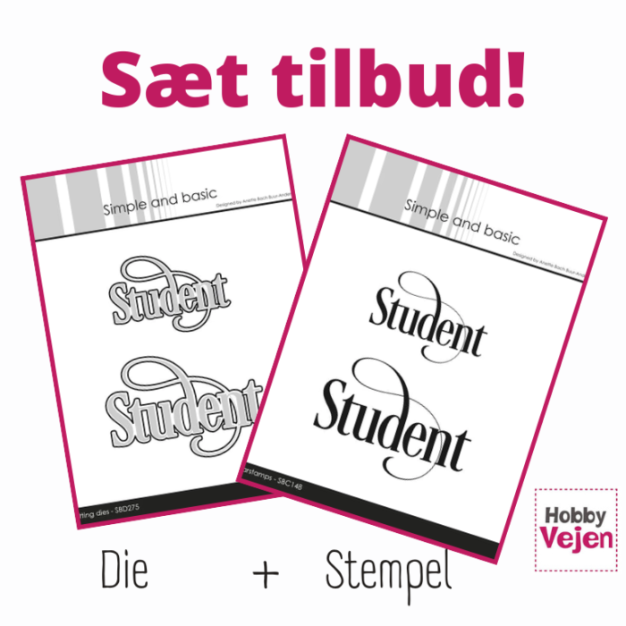 simple-and-basic-die-student-sbd275 Tekster Skyggedies Student simple-and-basic-clearstamp-student-sbc148 Student tekst stempel Simple and Basic sæt Student stempel stempler tekster student htx stx hhx