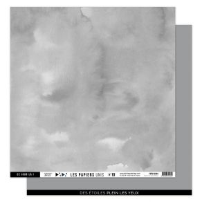 Florilèges karton papier gris orage grå FDPU12004