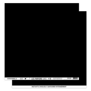 Florilèges karton papier sort noir profond nr 12 no 12 FDPU12006
