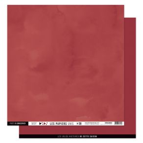 Florilèges design karton papier FDPU420003 rød rouge carmin no 28 nr. 28