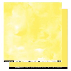 Florilèges design karton papier FDPU121001 jaune citron gul no 31 nr. 31