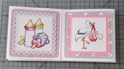 BLD1565 BY Lene die Square Frames BLS1250 BY Lene Clearstamp Stork stempel stempler baby BLS1249 BY Lene Clearstamp Baby Bottle stempel stempler sutteflaske sutter tudekop