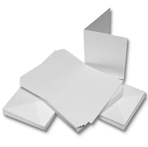 Card/Envelopes C7 "White" 002364 bøttekort kort kuverter konvolutter kortbaser