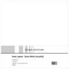 SBB003 Simple and Basic Basic Paper - Snow White Smooth hvidt karton glittet