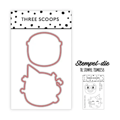 TSCD0212 Three Scoops die Smileys - Lad os feste i dag emoji