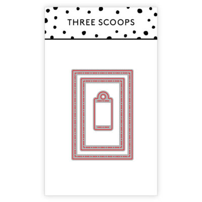 TSCD0234 A7 kortbase die Three Scoops Tags