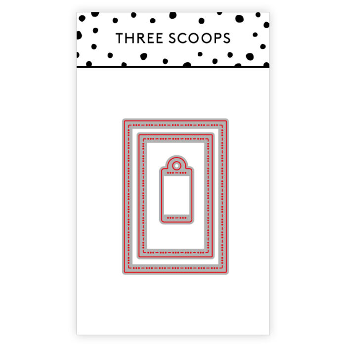TSCD0234 A7 kortbase die Three Scoops Tags