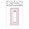 TSCD0237 Mini slimline blonde kortbase die Three Scoops Tags