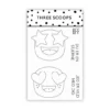 TSSM0239 Three Scoops stempel Smileys - BFF emoji hjerter stjerner