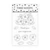 TSSM0252 Stedmoderblomster til potte Three Scoops Design Stempel