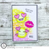 TSCD0213 Three Scoops die Smileys - #LOVE TSSM0237 Three Scoops stempel Smileys - #LOVE stempler emojies kiss kys love hjerter