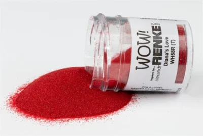 WH58R WOW! Embossing Powder Primaries - Diana's Love - Regular RENKE rød embossing pulver